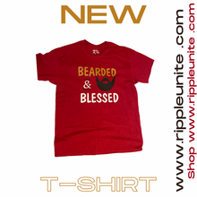 Load image into Gallery viewer, Bearded &amp; Blessed T-shirt
